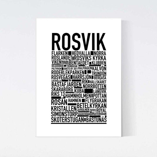 Rosvik Text Poster