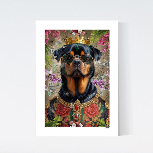 Royal Rottweiler Poster