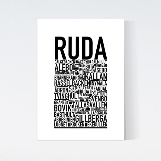 Ruda Text Poster