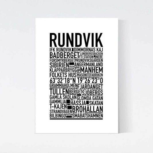 Rundvik Text Poster