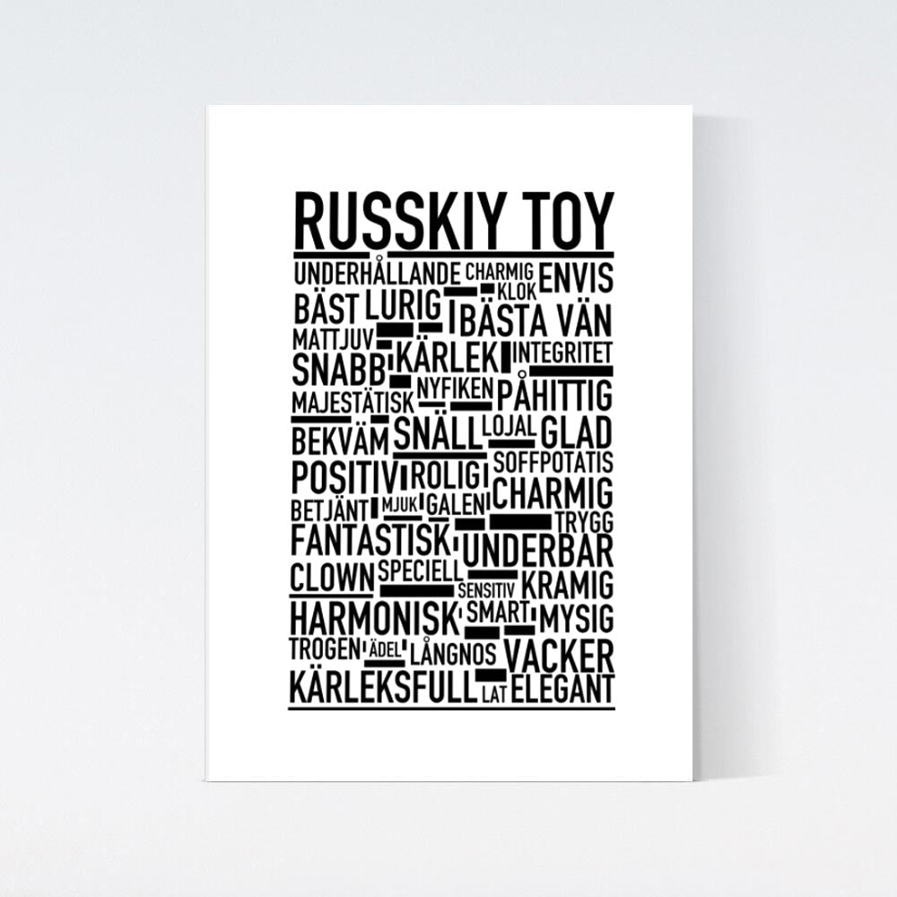 Russkiy Text Poster