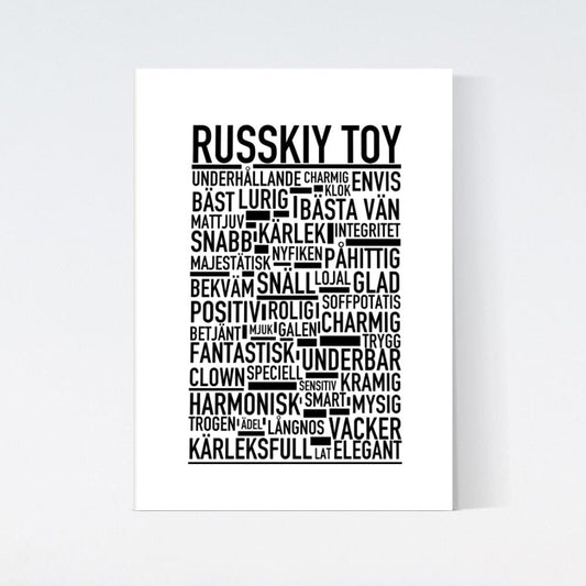 Russkiy Text Poster