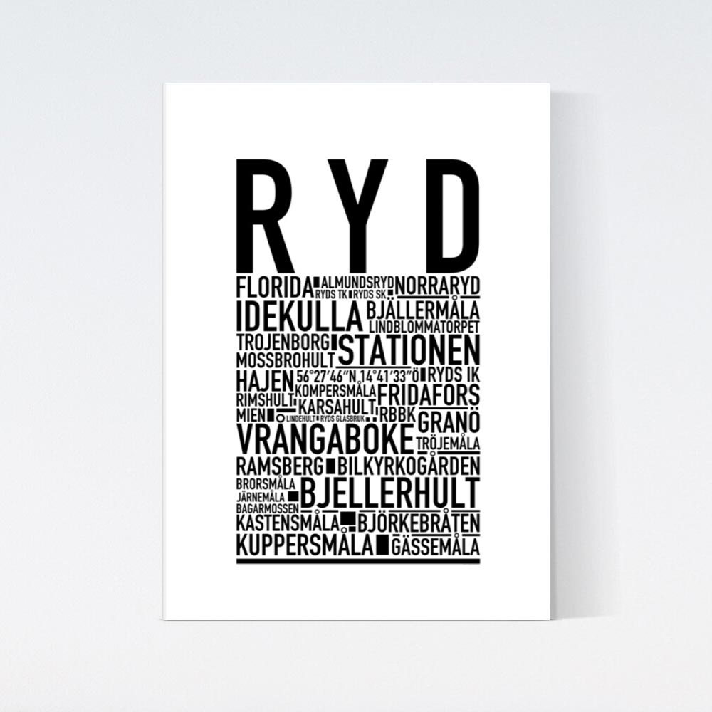 Ryd Text Poster