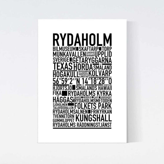 Rydaholm Text Poster