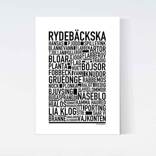 Rydebäckska Dialekt Text Poster
