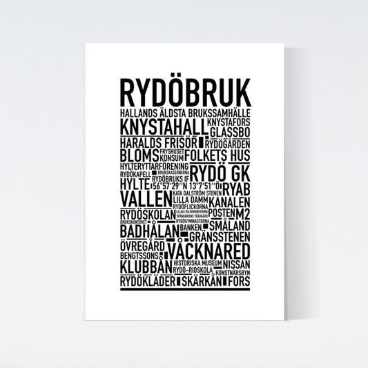 Rydöbruk Text Poster