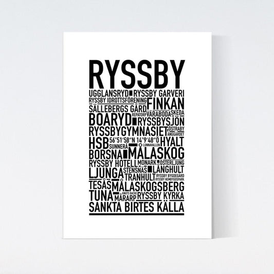 Ryssby Text Poster