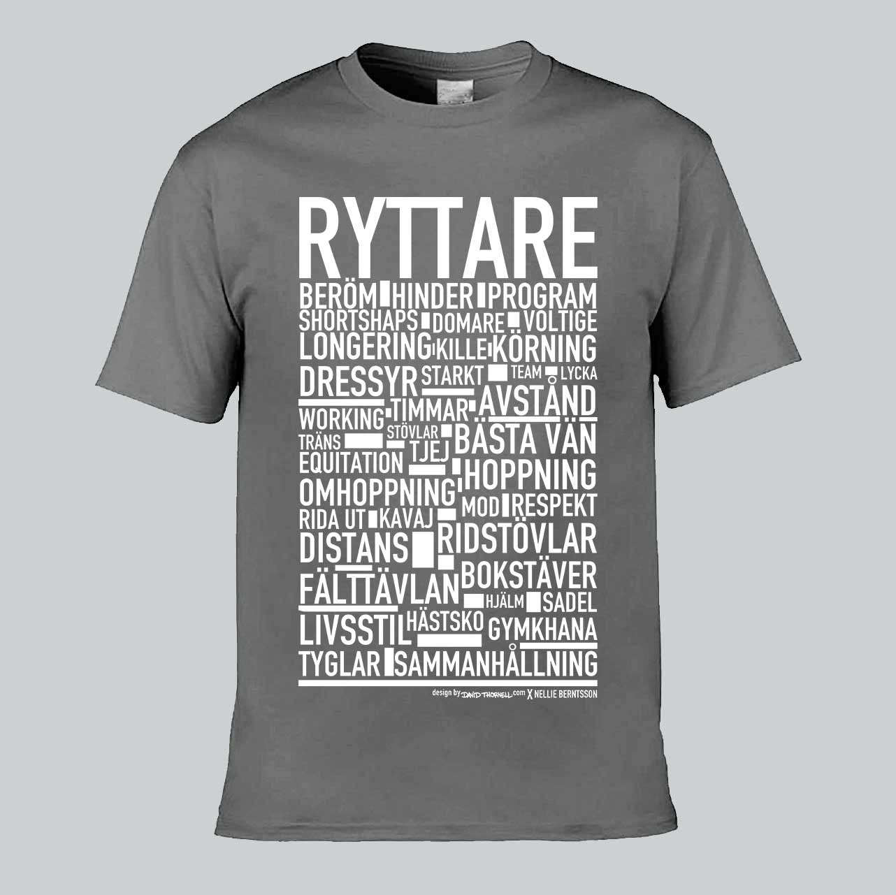 Ryttare Text T-shirt