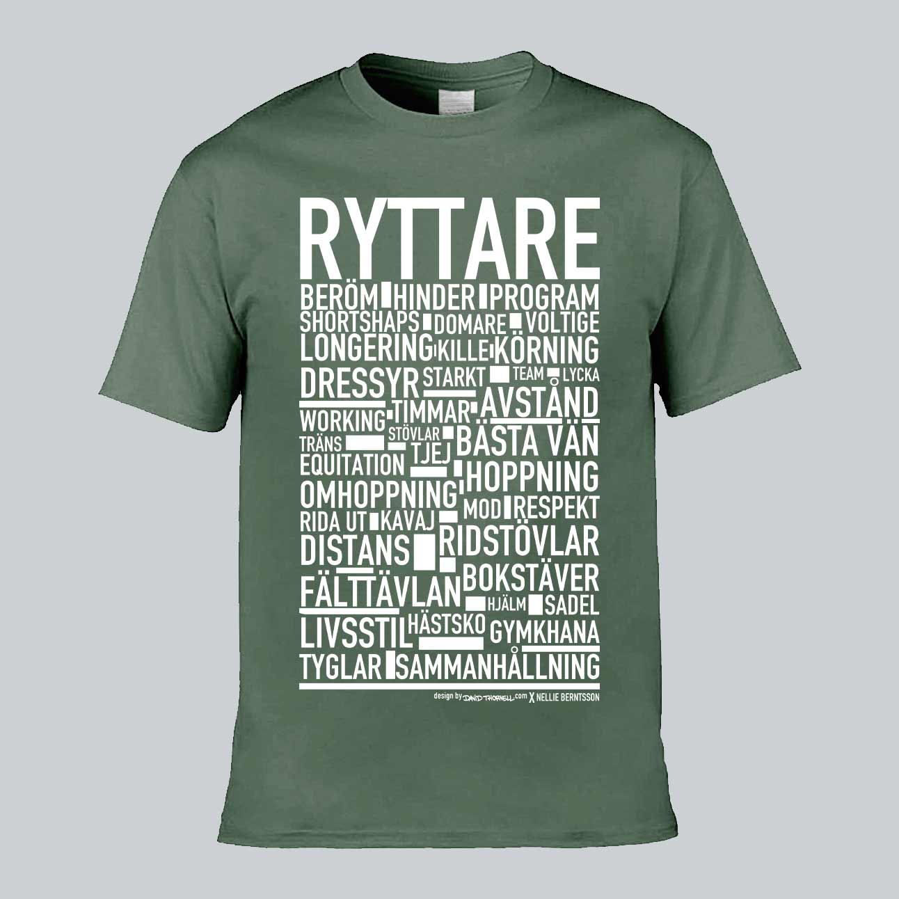 Ryttare Text T-shirt