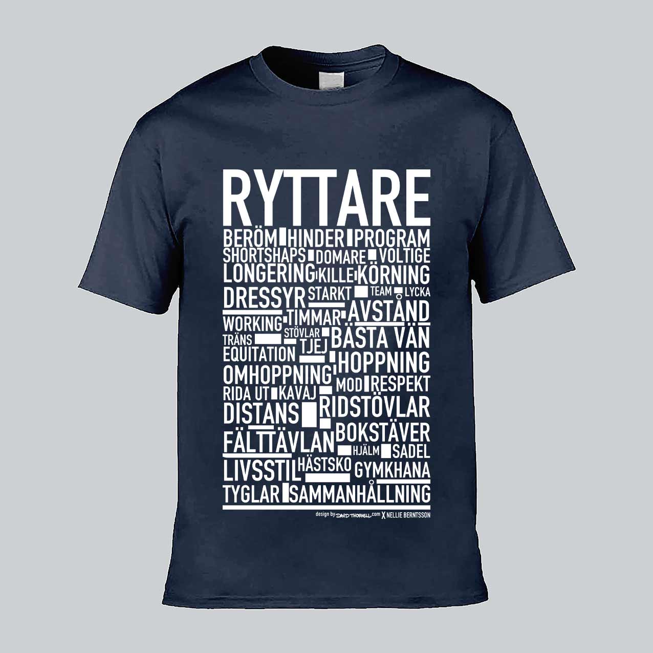 Ryttare Text T-shirt