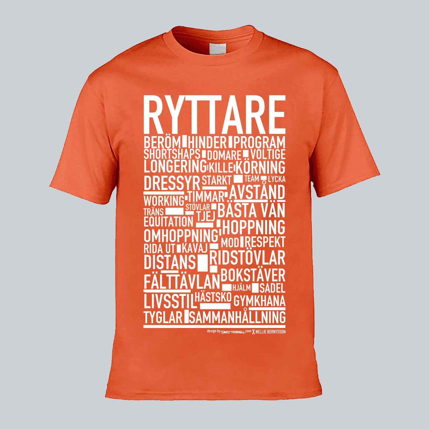 Ryttare Text T-shirt