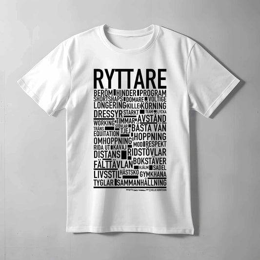 Ryttare Text T-shirt