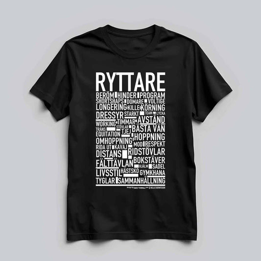 Ryttare Text T-shirt