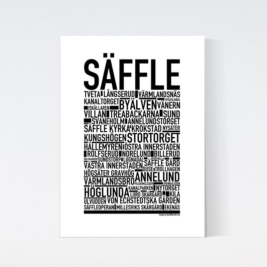 Säffle Text Poster