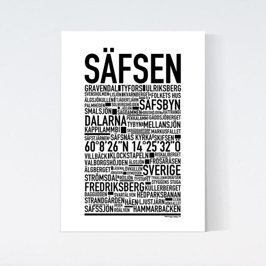 Säfsen Text Poster