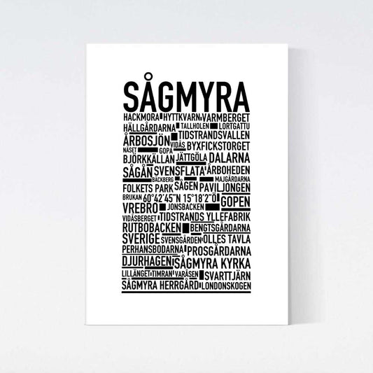 Sågmyra Text Poster