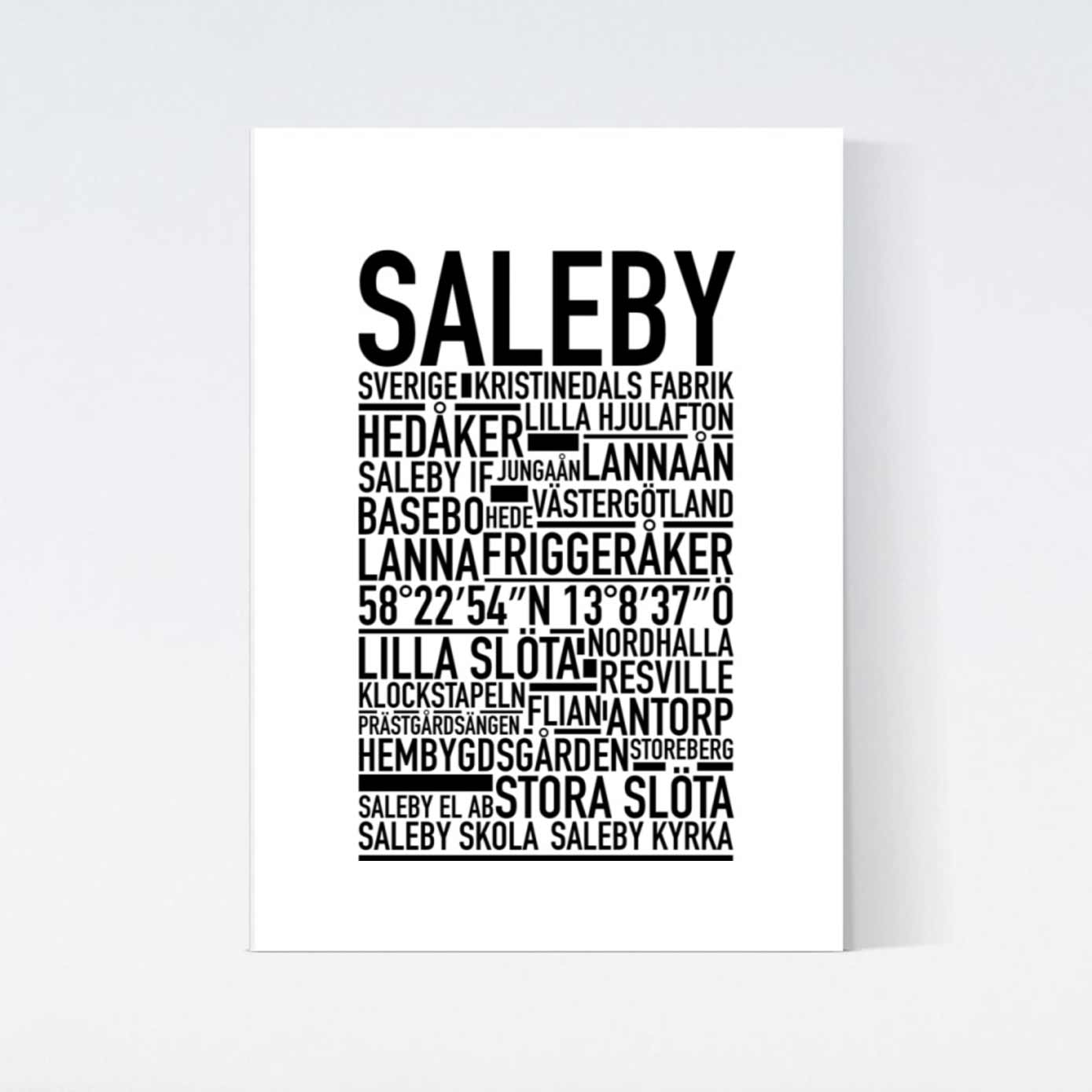 Saleby Text Poster