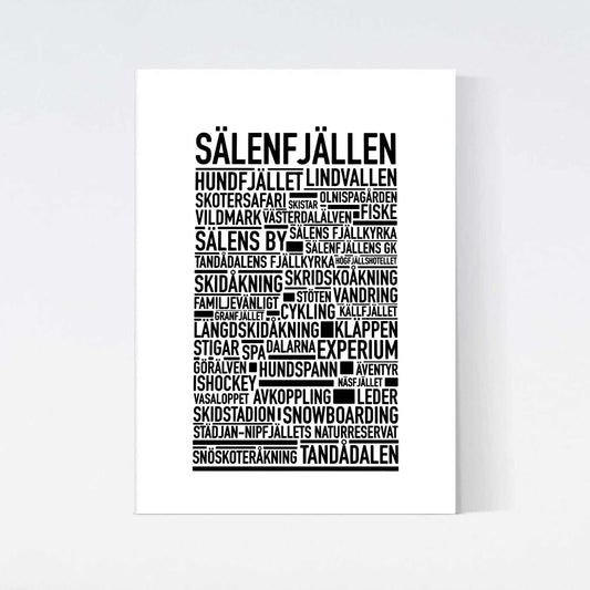 Sälenfjällen Text Poster