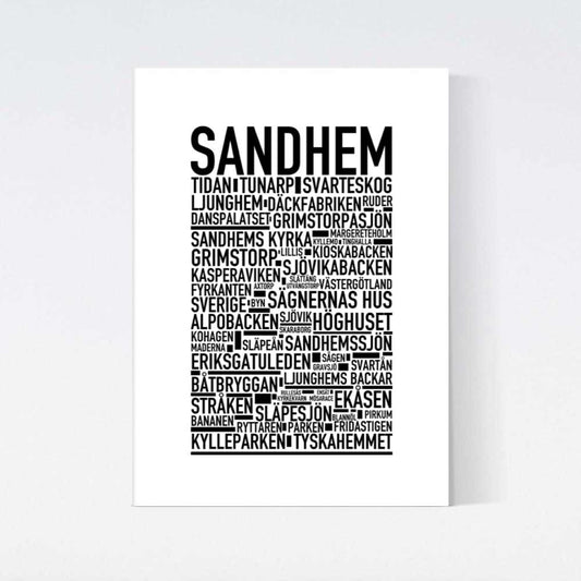Sandhem Text Poster