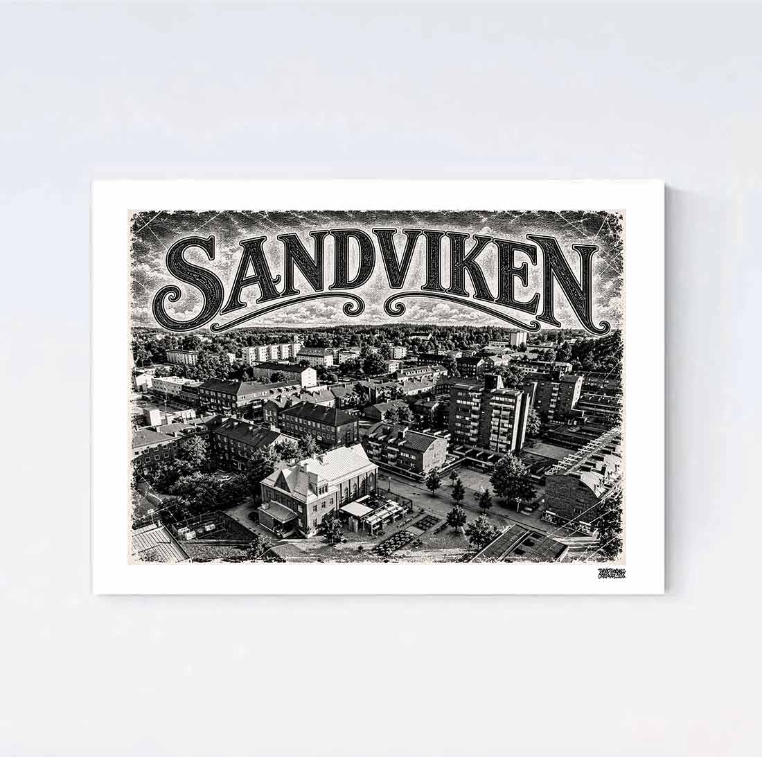 Sandviken Nostalgi Poster