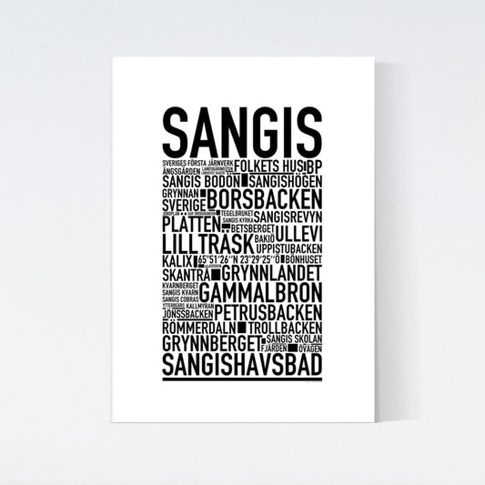 Sangis Text Poster