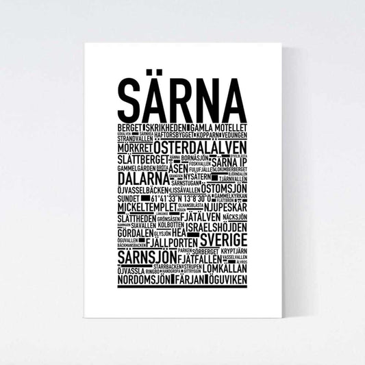 Särna Text Poster