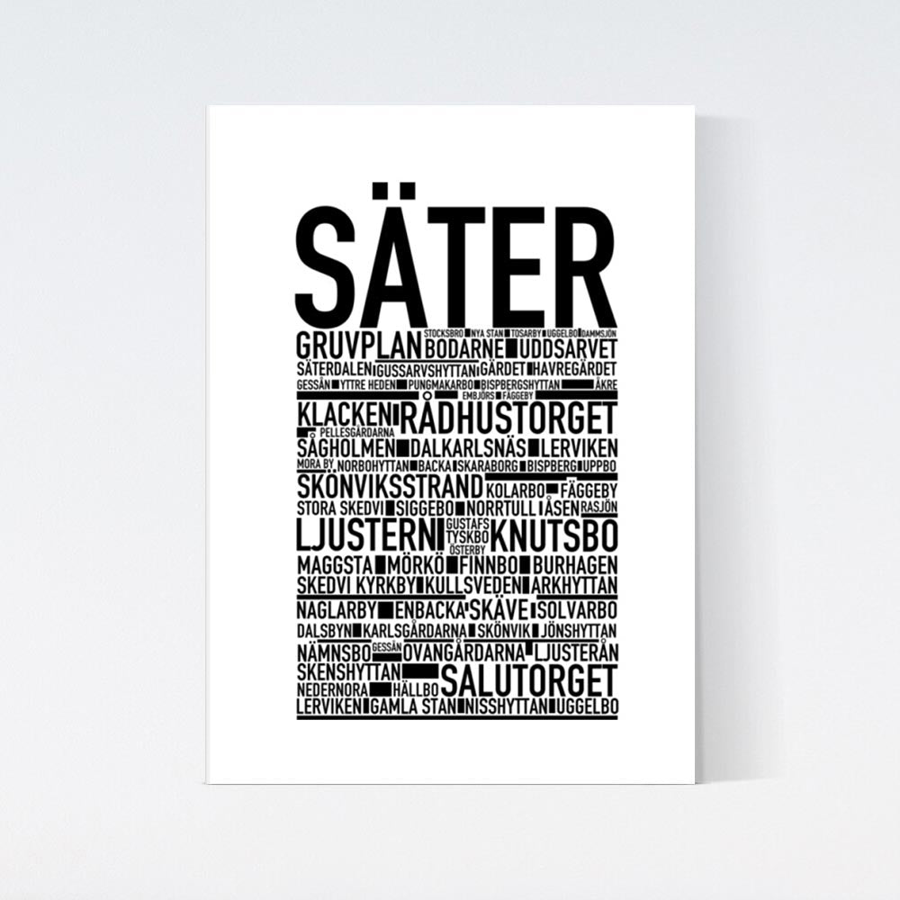 Säter Text Poster