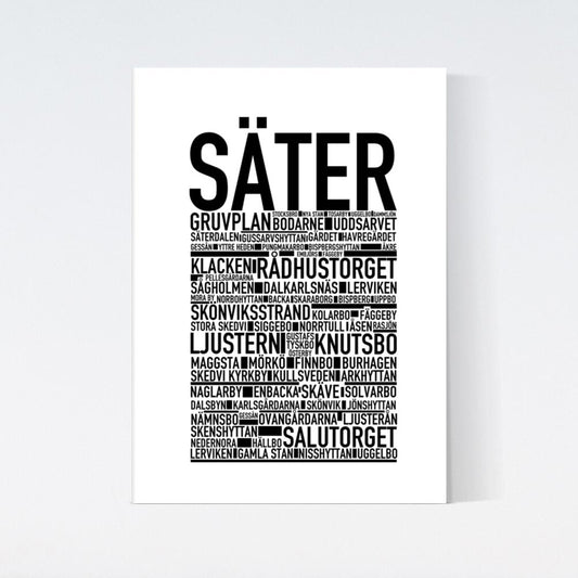 Säter Text Poster