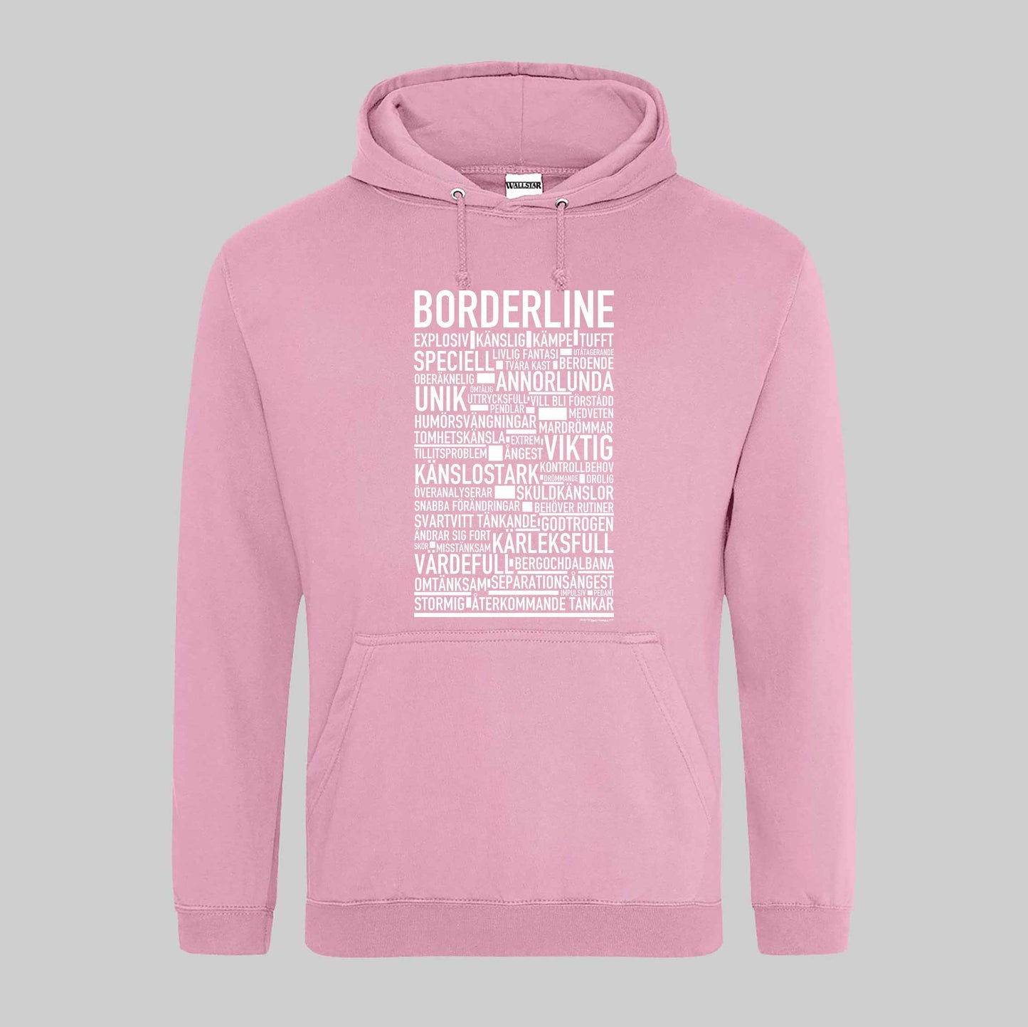 Borderline Text Hoodie