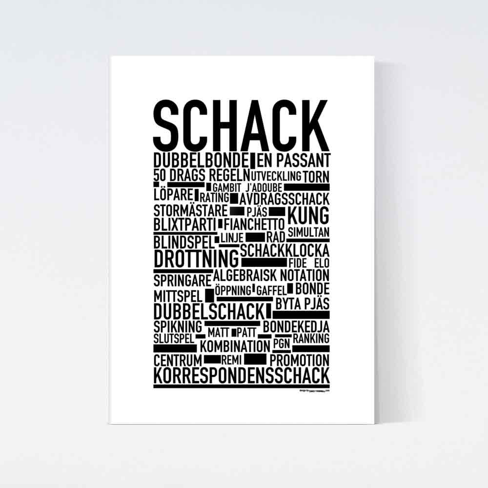 Schack Text Poster – WALLSTAR