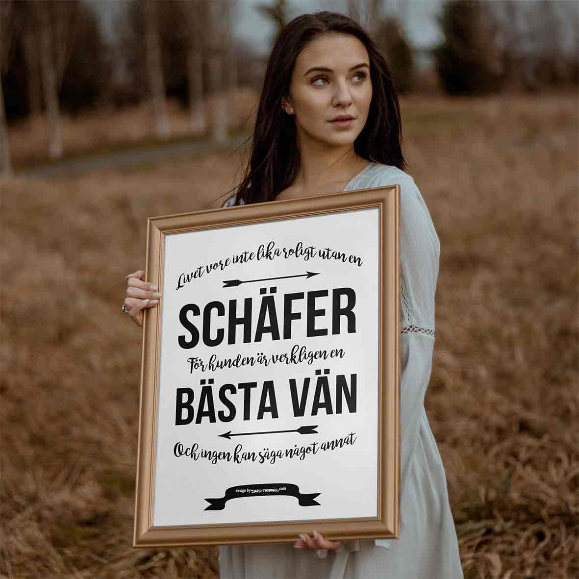 Bästa Vän Hund Poster