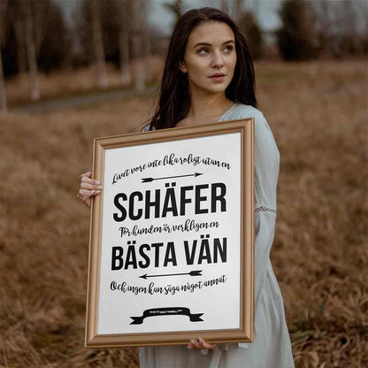 Bästa Vän Hund Poster