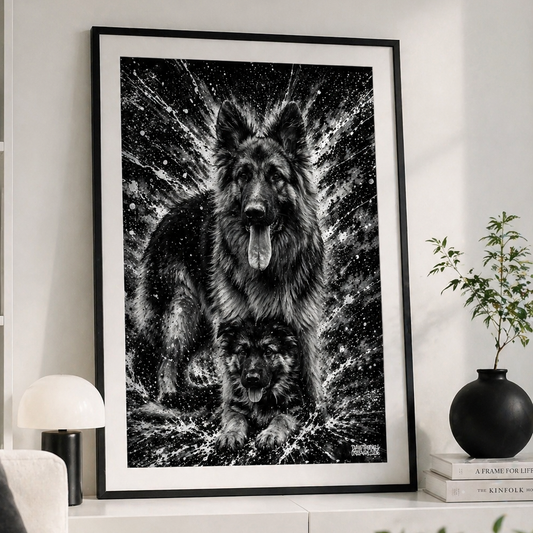 Schäfer Porträtt Poster