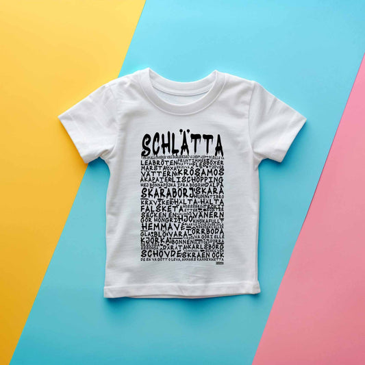 Schlätta Graffiti Dialekt Barn T-shirt