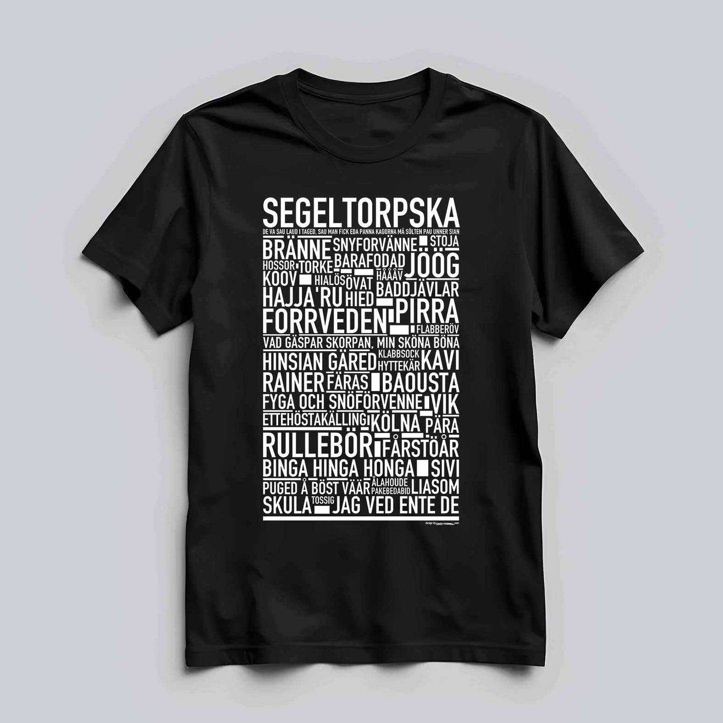 Segeltorpska Dialekt Text T-shirt