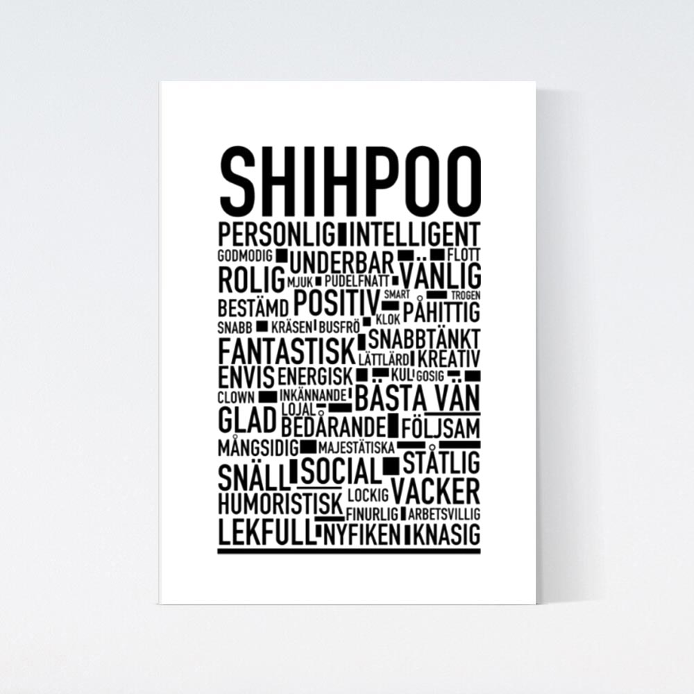 Shihpoo Text Poster