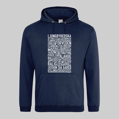 Ljungbyhedska Dialekt Text Hoodie