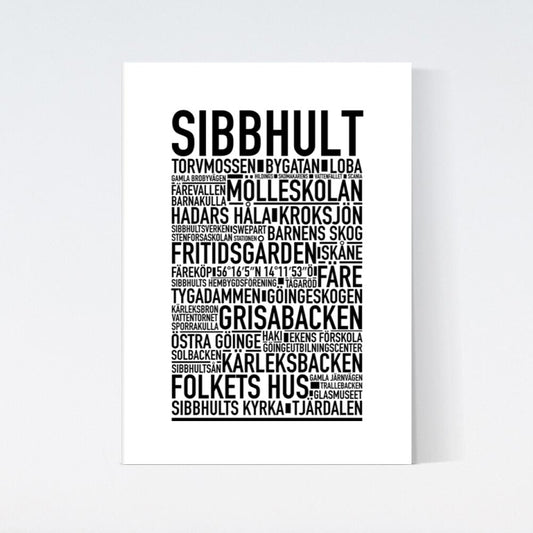 Sibbhult Text Poster