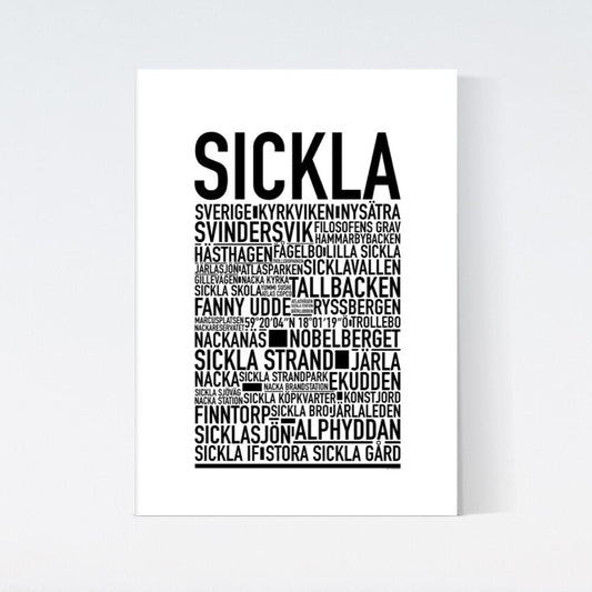 Sickla Text Poster