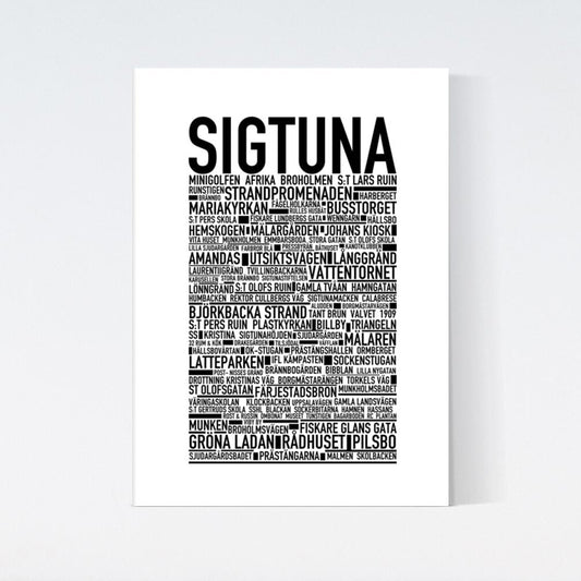 Sigtuna Text Poster