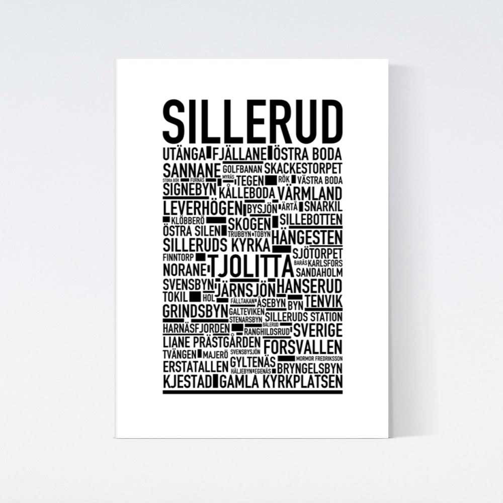 Sillerud Text Poster