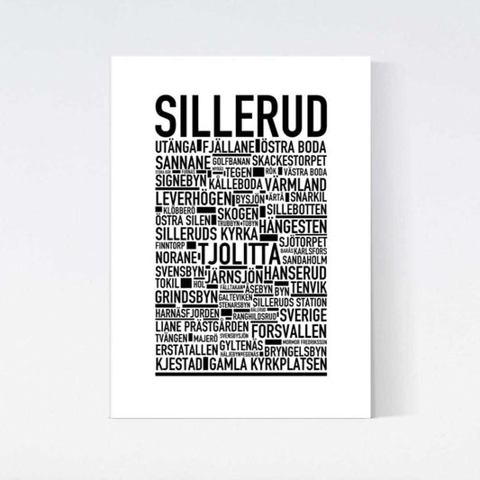 Sillerud Text Poster