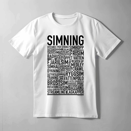 Simning Text T-shirt