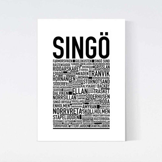 Singö Text Poster