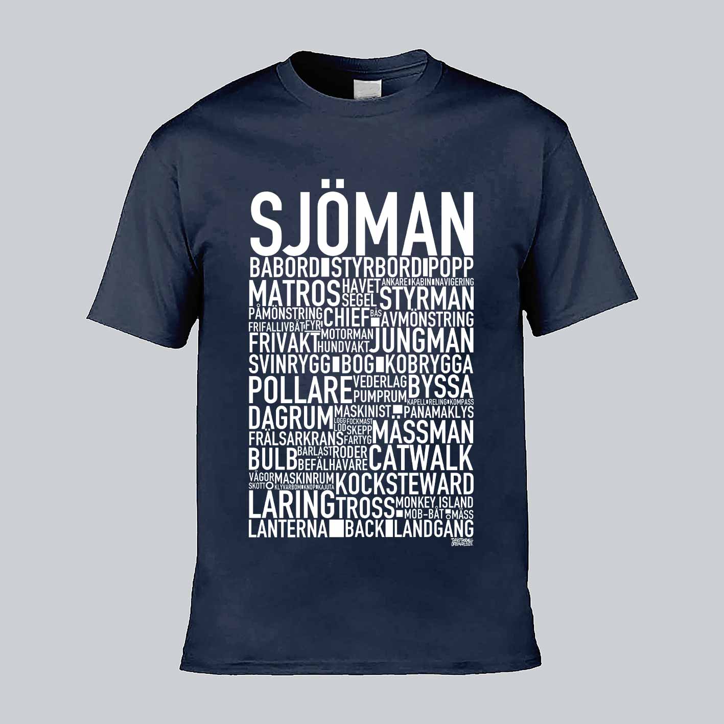 Sjöman Text T-shirt