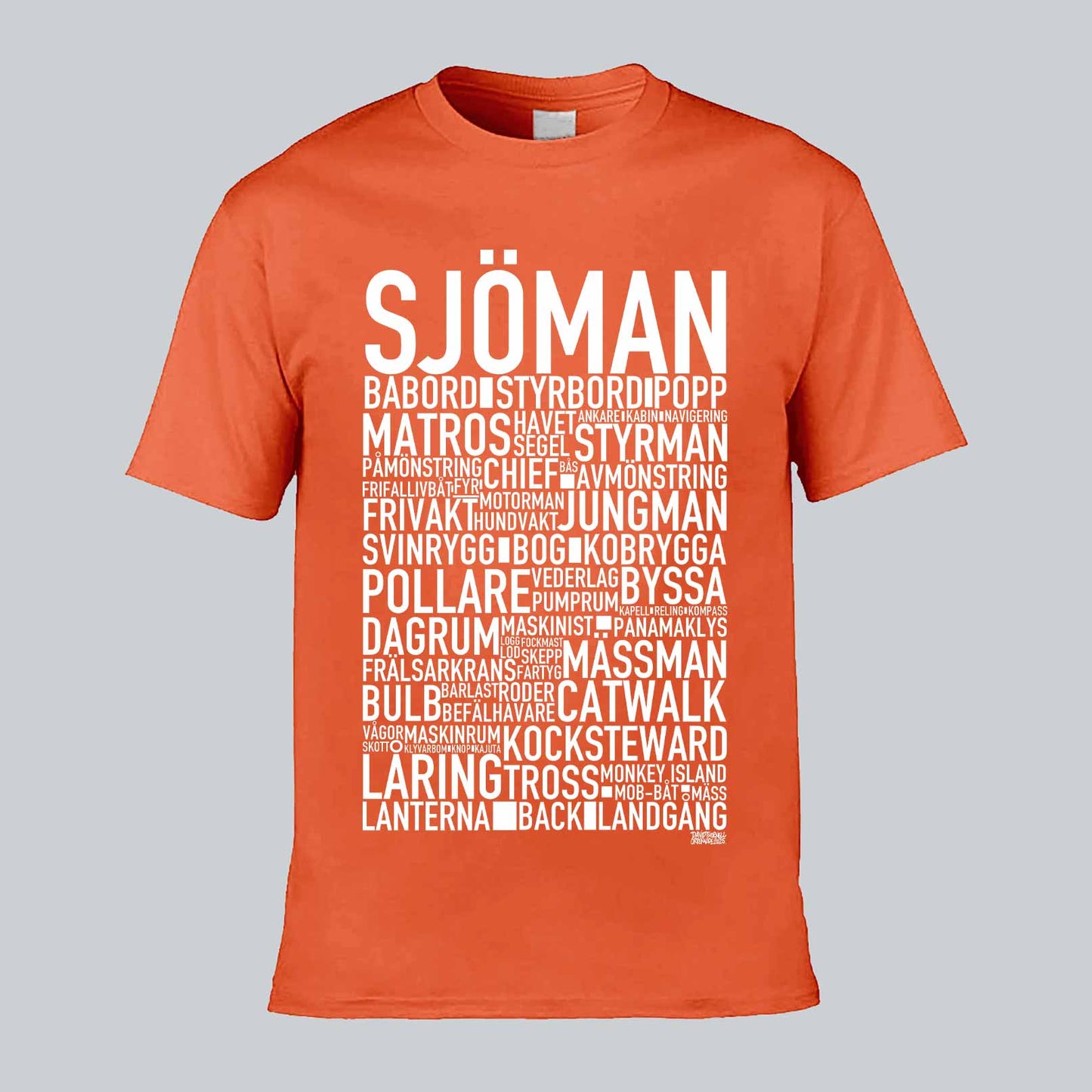 Sjöman Text T-shirt