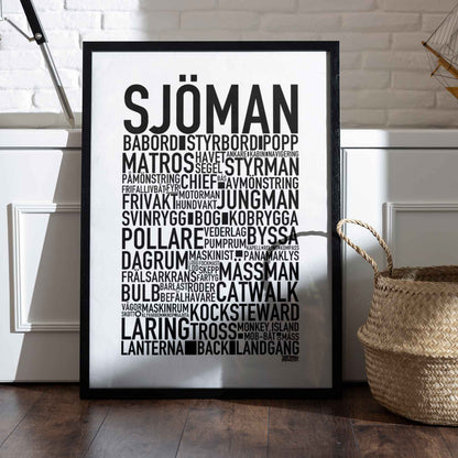 Sjöman Text Poster