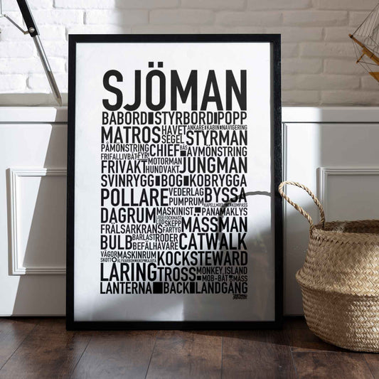 Sjöman Text Poster