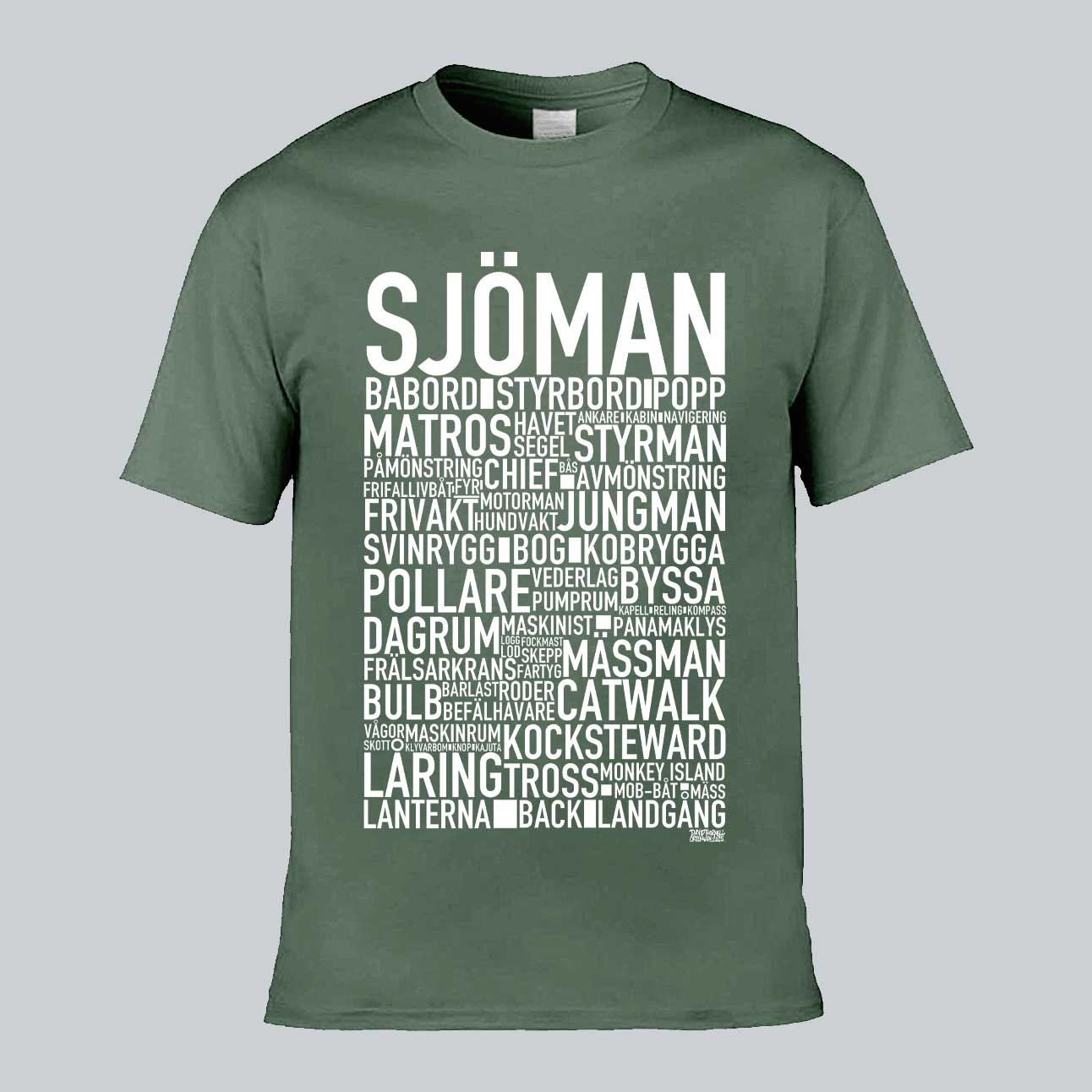 Sjöman Text T-shirt