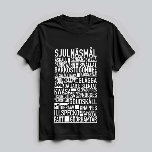 Sjulnäsmål Dialekt T-shirt